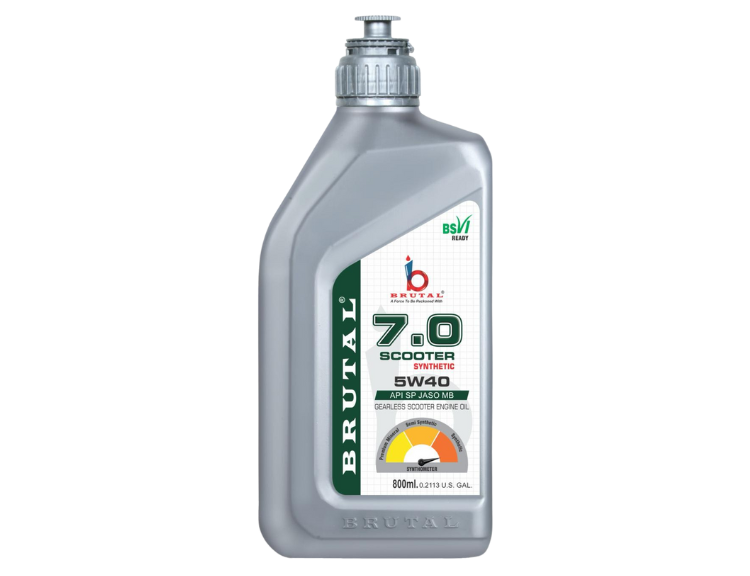 BRUTAL 7.0 SCOOTER SYNTHETIC 5W40 API SN JASO MB 800ML