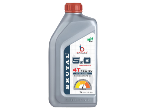 15 Brutal 5.0 SEMI SYNTHETIC 4T 15W-50 API SM JASO MA2 1Lit
