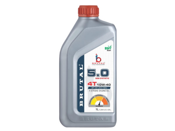 Brutal 5.0 SEMI SYNTHETIC 4T 10W-40 API SM JASO MA2 1Lit