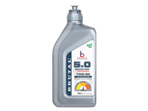 Brutal 5.0 SCOOTER SEMI SYNTHETIC 10W-30 API SM JASO MB 800ML