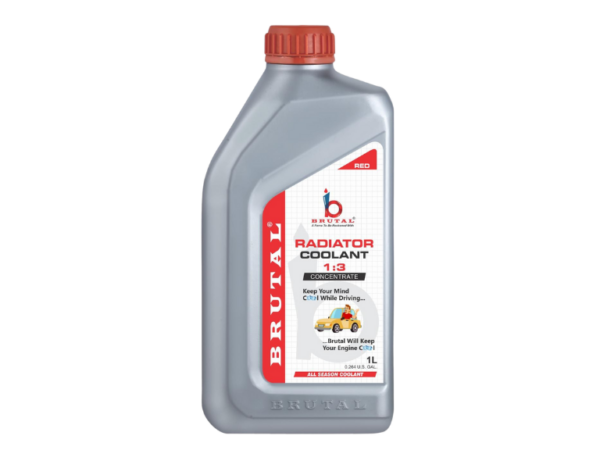 4 BRUTAL RADIATOR COOLANT 1:3 CONCENTRATE 1L