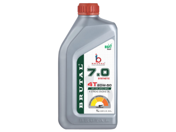 BRUTAL 7.0 SYNTHETIC 4T 20W-50 API SN JASO MA2 1Lit
